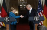 The First Meeting Between U.S. President Trump And German Chancellor Merkel A Little Awkard And Yes, There Were Handshakes !