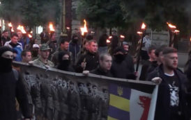The Ukraine Nazi Circus Was In Town, Marching The Streets In Honor Of The SS Division Galicia (VIDEO)