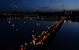 There Is No Shame, Nothing Is Sacred With Poroshenko’s Scum Ukraine, They Kill Our Children, And Now Try To Shoot Down Lanterns Dedicated To Our Lost Kids ! (VIDEO/PHOTO)
