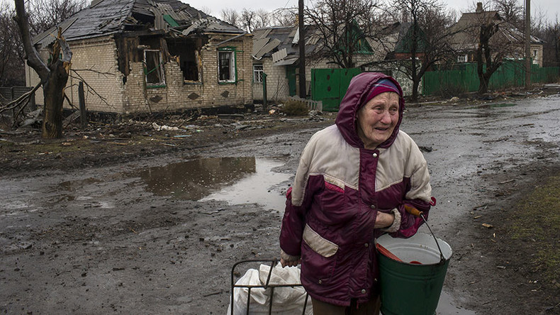 During The Criminal War Waged On The People Of Donbass By The Nazi Ukraine Junta, Over 25,000 Homes Have Been Destroyed By Bombing ! War Crimes !