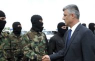 Albanian Scum Warlord, Coup Leader Of Kosovo Thaci Promises An Army By The End Of The Year !